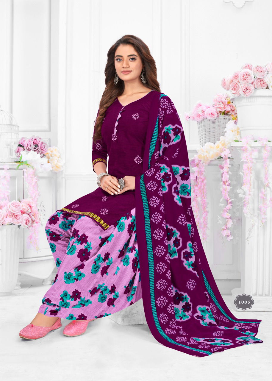 Kesariya Patiyala Vol 1 Printed Cotton Dress Material Catalog